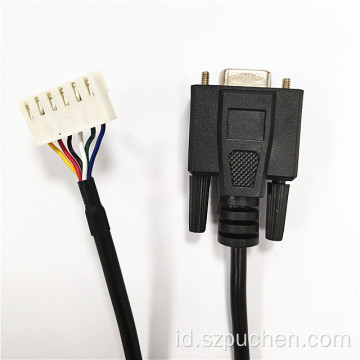 Kabel jantan VGA ke konektor terminal crimp ferrule